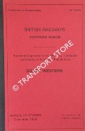 Sectional Appendix to the Working Timetable and Book of Rules and Regulations - South Western - December, 1976 by British Railways Southern Region